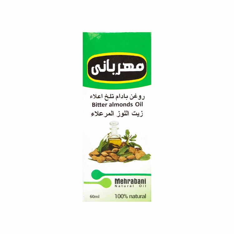 روغن بادام تلخ اعلا ۶۰ میلی لیتری