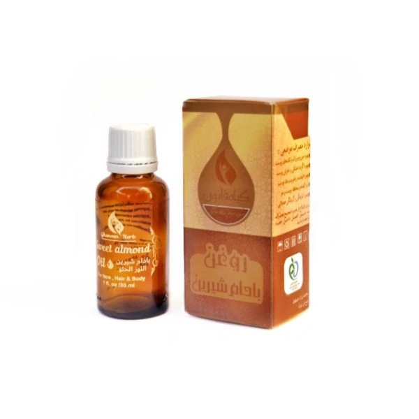 روغن بادام شیرین گیاهی حجم 30 میلی لیتر