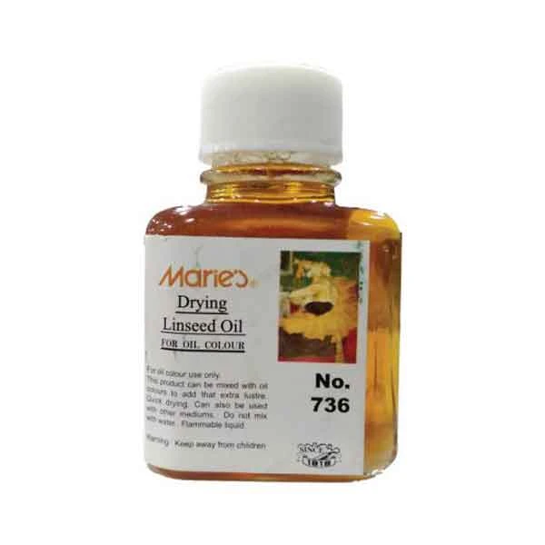 روغن بزرک 75 میل ماریس (drying linseed oil)