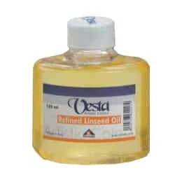 روغن بزرک رنگ و روغن وستا Refined Linsed Oil -حجم 120 میل