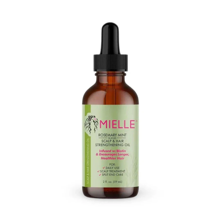 روغن تقویت‌کننده مو و پوست سر میله مدل رزماری و نعناع | Mielle Rosemary Mint Scalp & Hair Strengthening Oil ‌