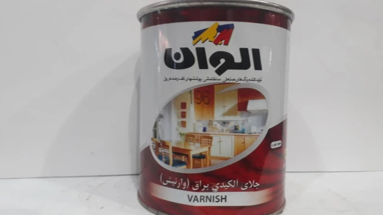 روغن جلا کیلو وارنیش الوان کد 196
