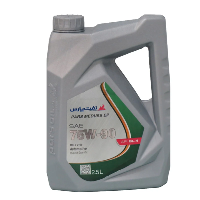 روغن دنده نفت پارس مدوس 75w90 GL4 حجم 2.5 لیتر