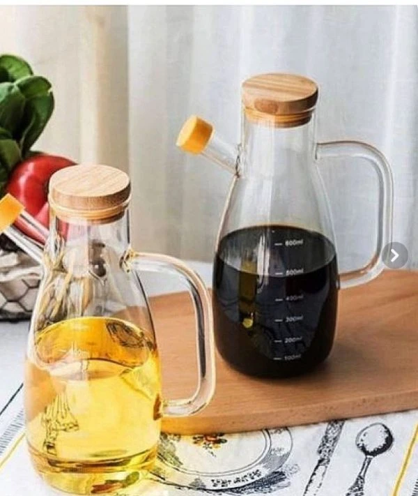 روغن ریز پیرکس درب بامبو ظرفیت ۱۰۰۰ میل