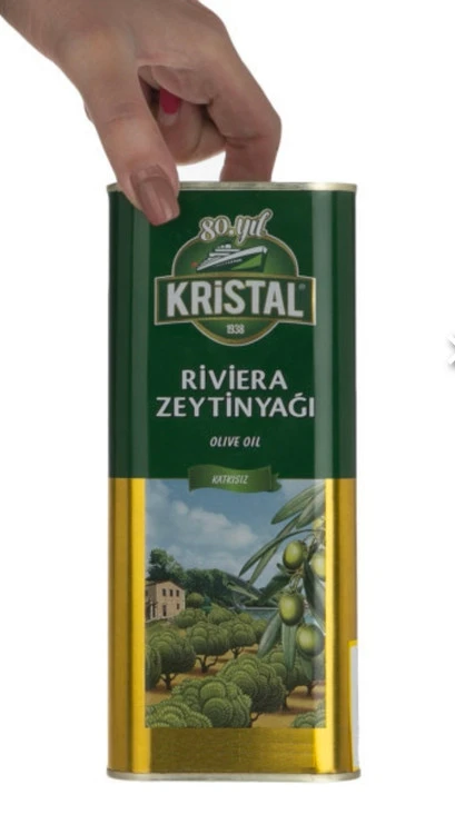 روغن زیتون کریستال ترکیه ای اصلی ، یک لیتری