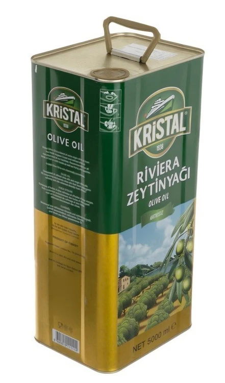 روغن زیتون ۵ لیتری کریستال اصل ترکیه ای