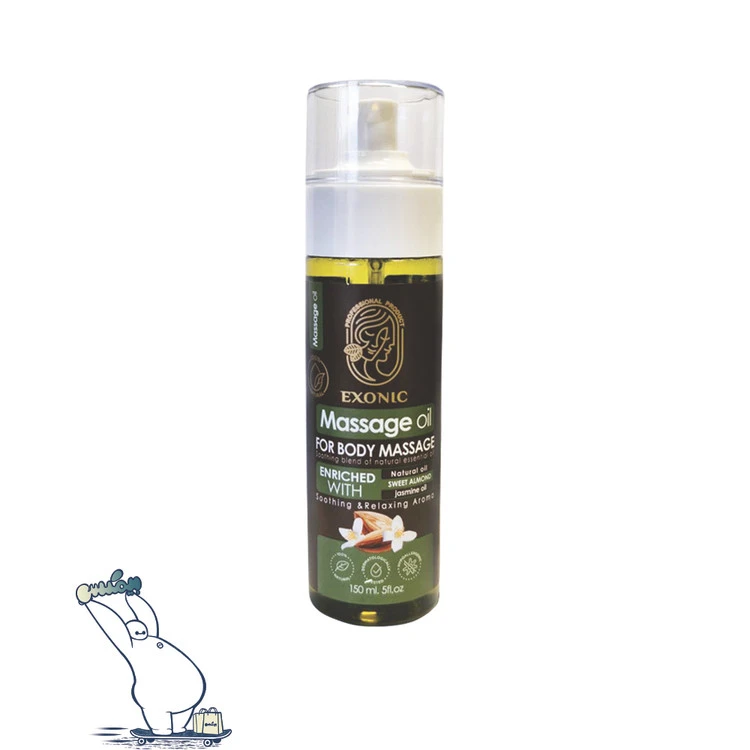 روغن ماساژ بدن اکسونیک حاوی روغن بادام شیرین و روغن یاس