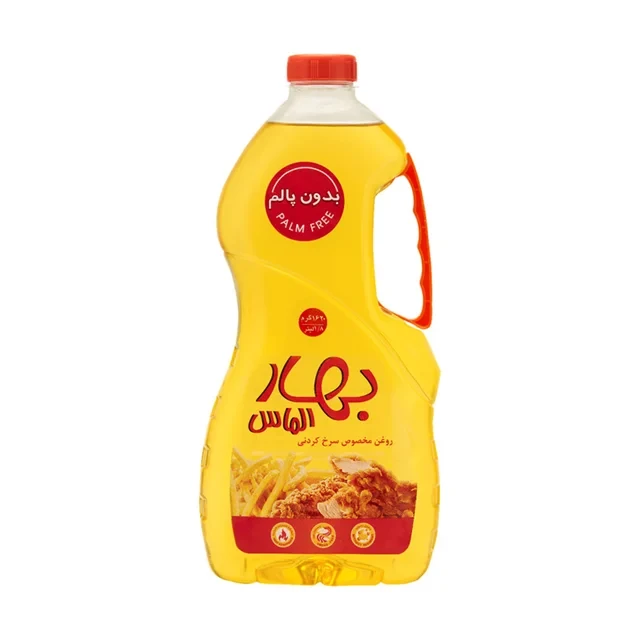 روغن مایع سرخ کردنی بهار الماس - 1.5 لیتر