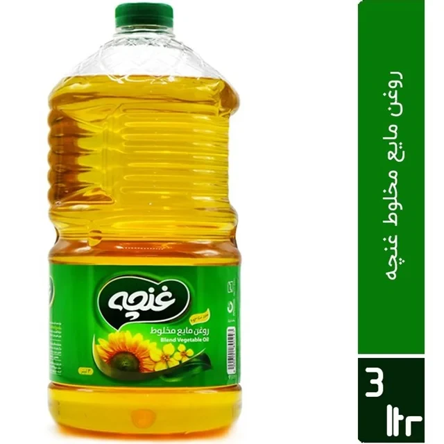 روغن مایع پخت و پز غنچه - 3 لیتر