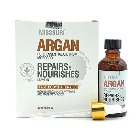 روغن مو آرگان مراکشی میسوری مناسب انواع مو حجم 50 میلی لیتر