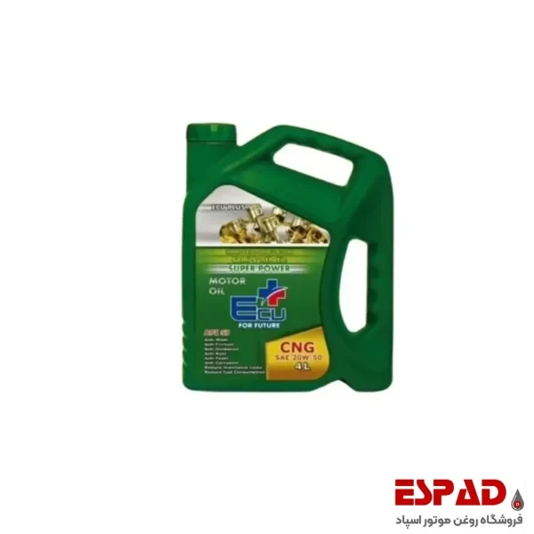 روغن موتور 20W50 SJ CNG اكوپلاس (4 لیتری)