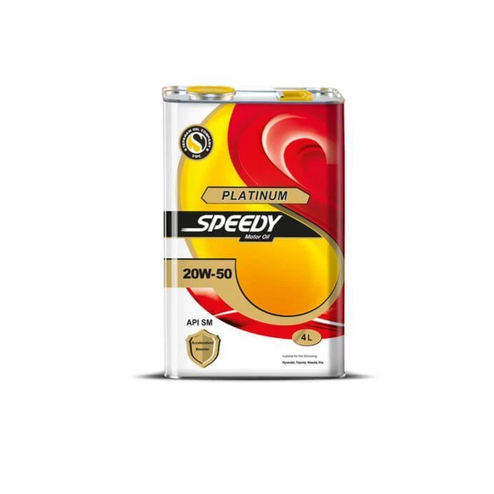 روغن موتور اسپیدی پلاتینیوم 20w50 SM حجم 4 لیتر