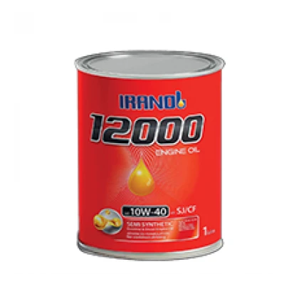 روغن موتور بنزینی دیزلی ایرانول 12000 10w40 SJ حجم 4 لیتر