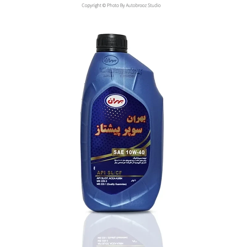 روغن موتور بهران سوپر پیشتاز ۱۰W-۴۰ (۱ لیتری)