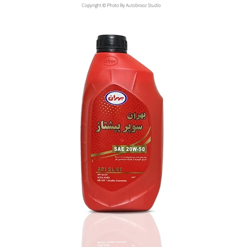 روغن موتور بهران سوپر پیشتاز ۲۰W-۵۰ (۱ لیتری)