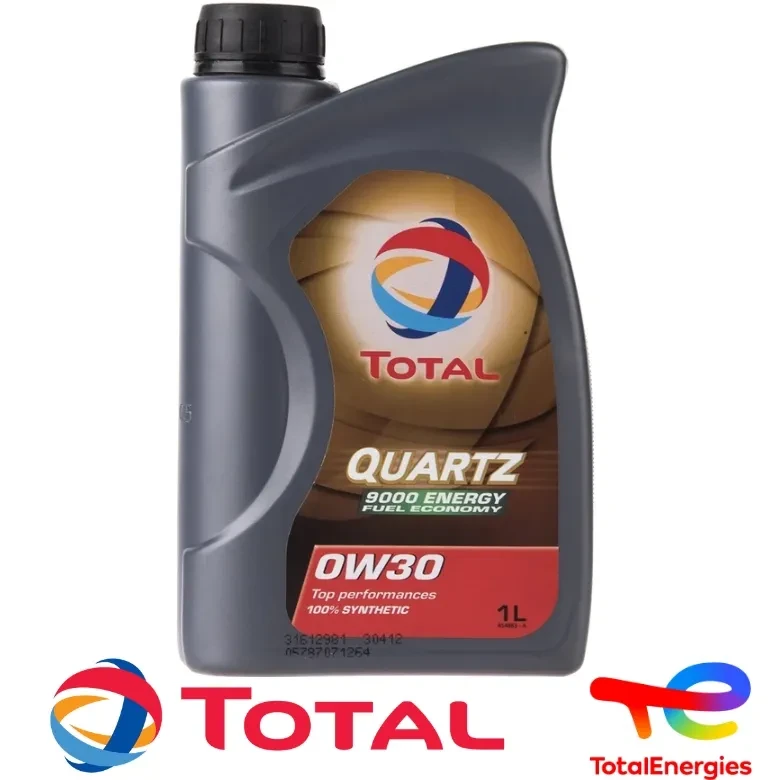 روغن موتور توتال ۱ لیتری Quartz 9000 Energy 0W-30