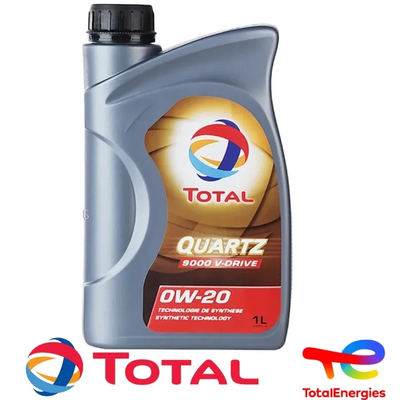 روغن موتور توتال ۱ لیتری Quartz 9000 V-Drive 0W-20