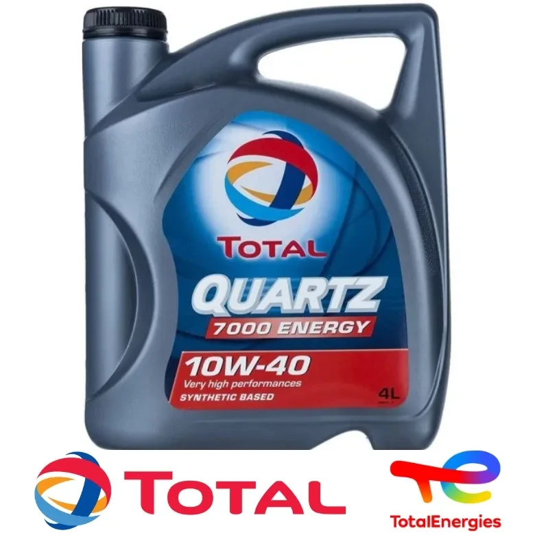 روغن موتور توتال ۴ لیتری Quartz 7000 Energy 10W-40
