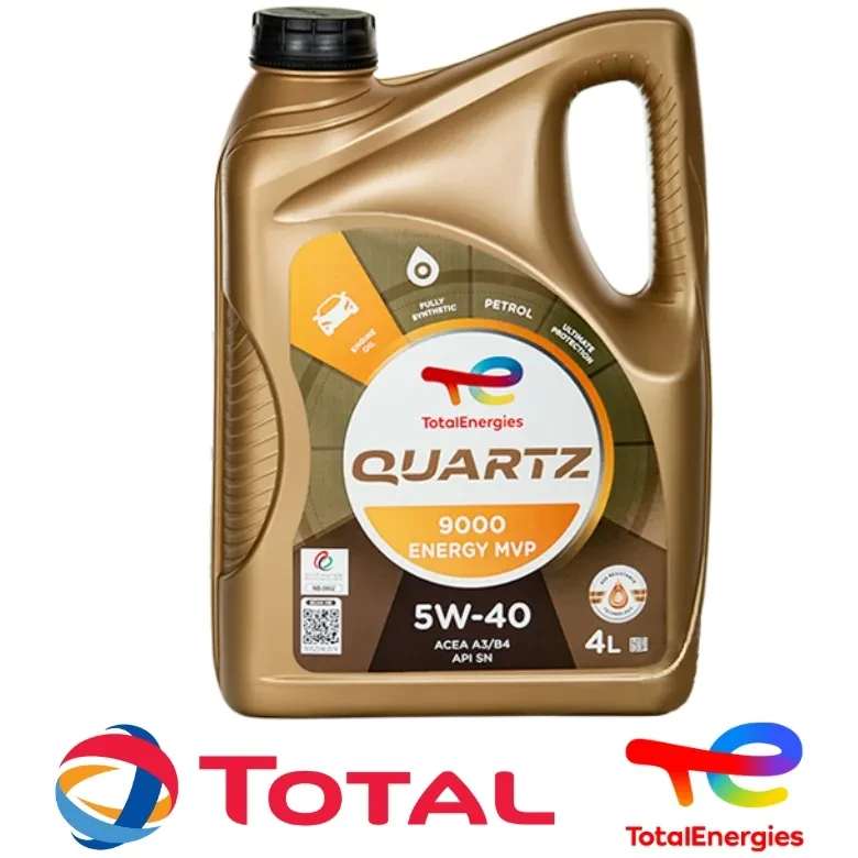 روغن موتور توتال ۴ لیتری Quartz 9000 MVP 5W-40