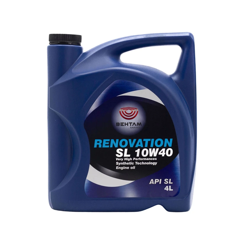 روغن موتور بهتام روانکار رنوویشن 10w40 SL حجم 4 لیتر