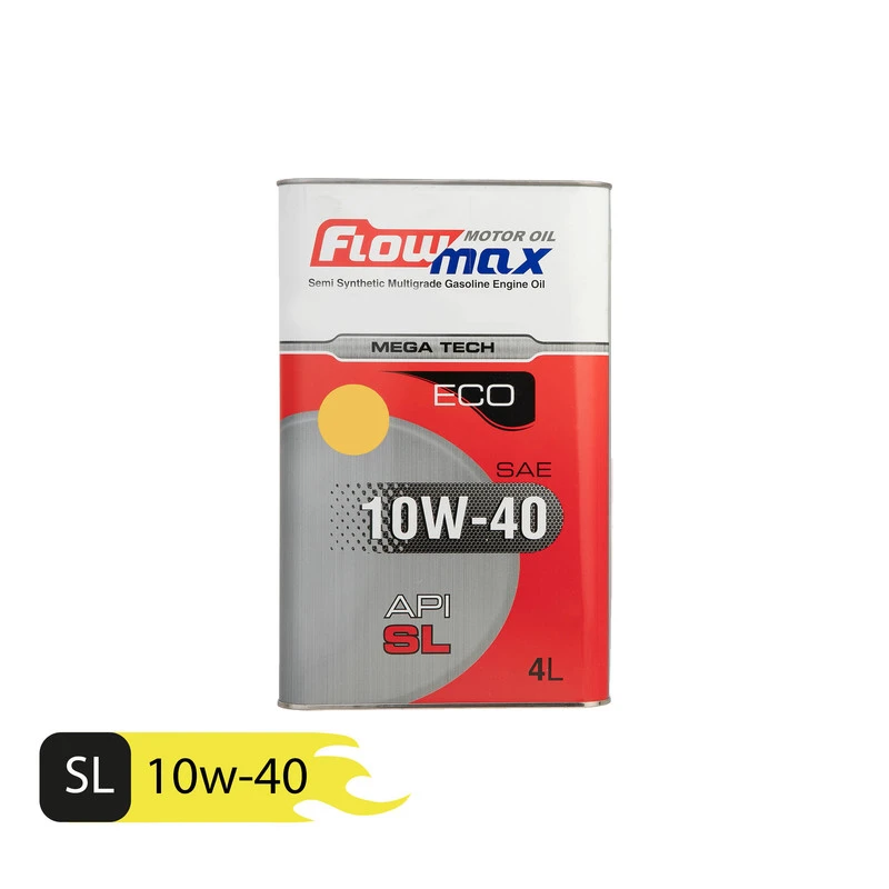 روغن موتور فلومکس مگاتک اکو 10w40 SL نیمه سینتتیک حجم 4 لیتر