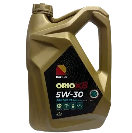 روغن موتور ریسان ORIOX8 5W30 SNPLUS حجم 5 لیتر