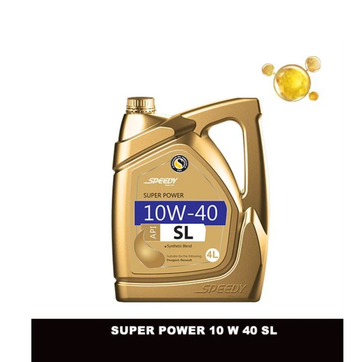 روغن موتور سوپر پاور اسپیدی ویژه اسپشیال 10w40 SL حجم 4 لیتر