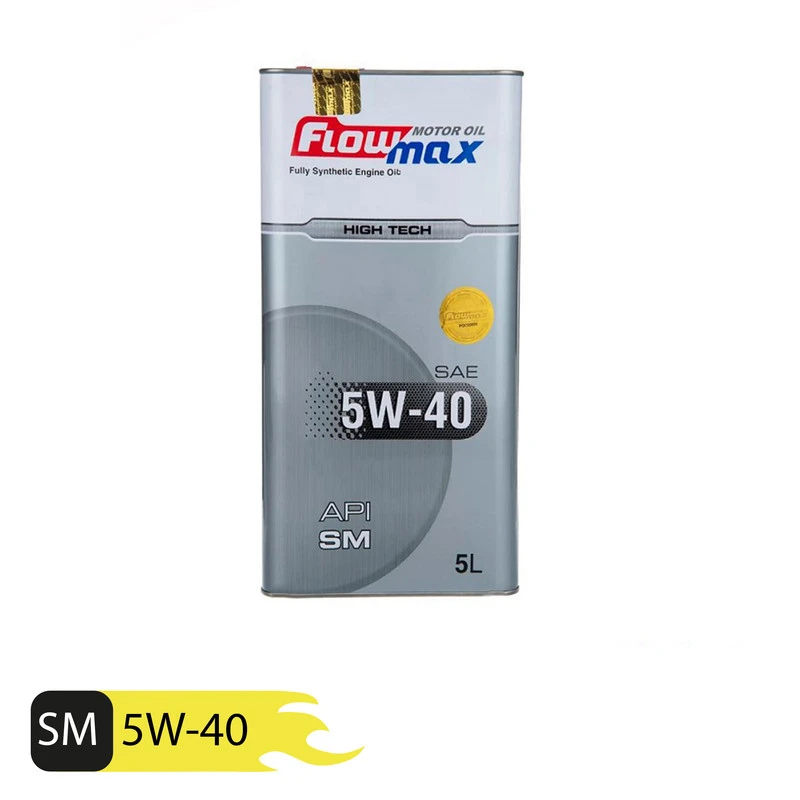 روغن موتور پارس فلومکس های تک 5w40 SM حجم 5 لیتر