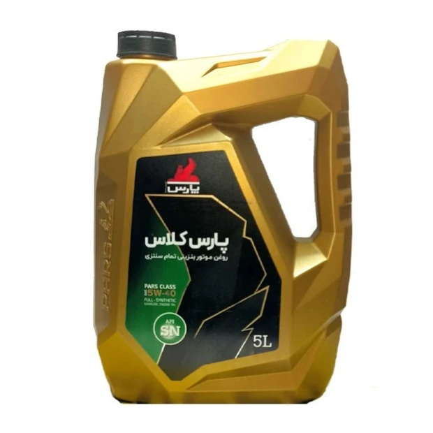روغن موتور نفت پارس مدل پارس کلاس 5w40 SN حجم 5 لیتر