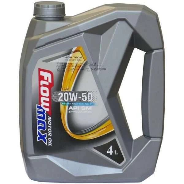 روغن موتور پارس فلومکس های تک 20w50 SM حجم 4 لیتر