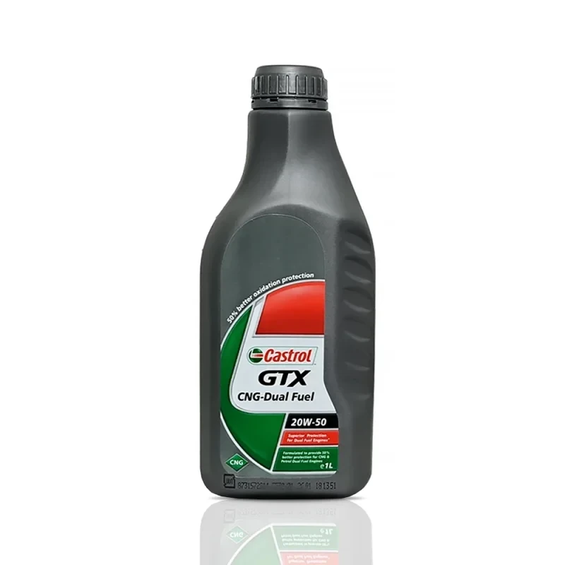روغن موتور کاسترول SJ ۲۰W-۵۰ dual fuel GTX (۱ لیتری)