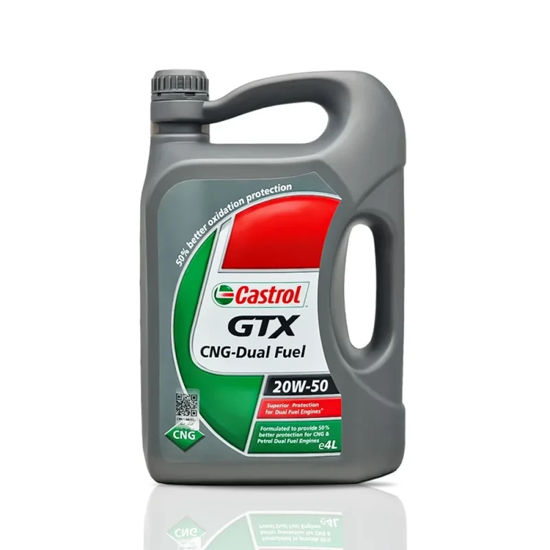 روغن موتور کاسترول SJ ۲۰W-۵۰ dual fuel GTX