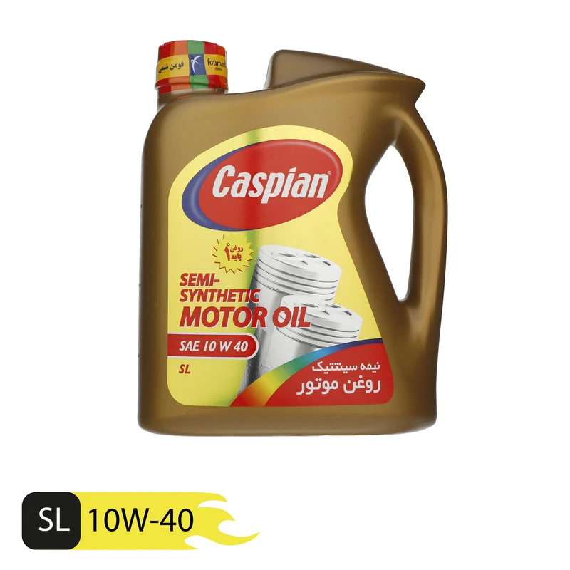 روغن موتور کاسپین مدل 10w40 SL حجم 4 لیتر