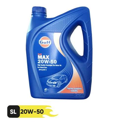 روغن موتور گالف مدل مکس (MAX) 20W50 SL حجم 4 لیتر