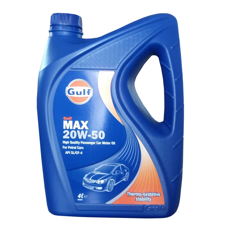 روغن موتور گالف مکس (MAX) 20w50 SL حجم 4 لیتر