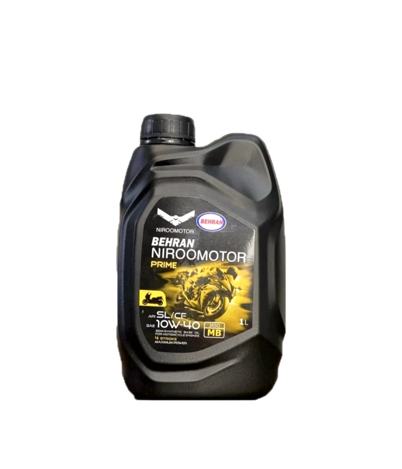 روغن موتورسیکلت بهران 10W40 JASO MB یک لیتری