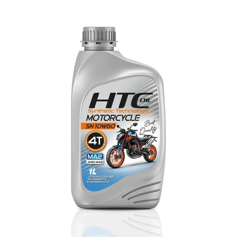 روغن موتورسیکلت ۱۰W-۶۰ SN htc (۱ لیتری)