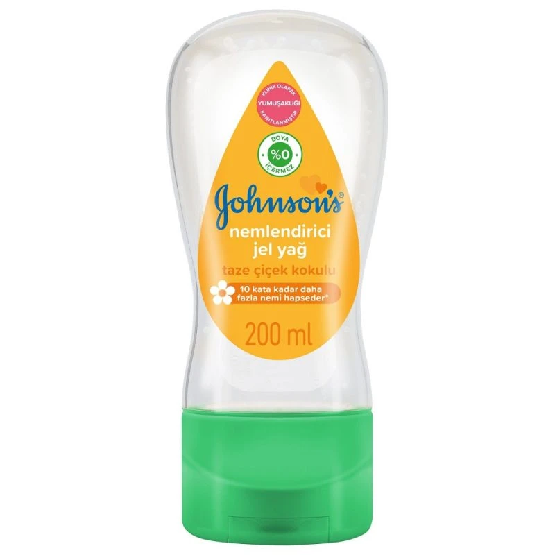 روغن ژل مرطوب کننده کودک جانسون روغن کودک 200 میلی لیتر jahnson
