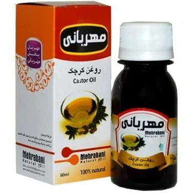 روغن کرچک مالشی ۶۰ میلی لیتری