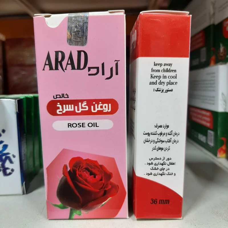 روغن گل سرخ آراد 36 میلی