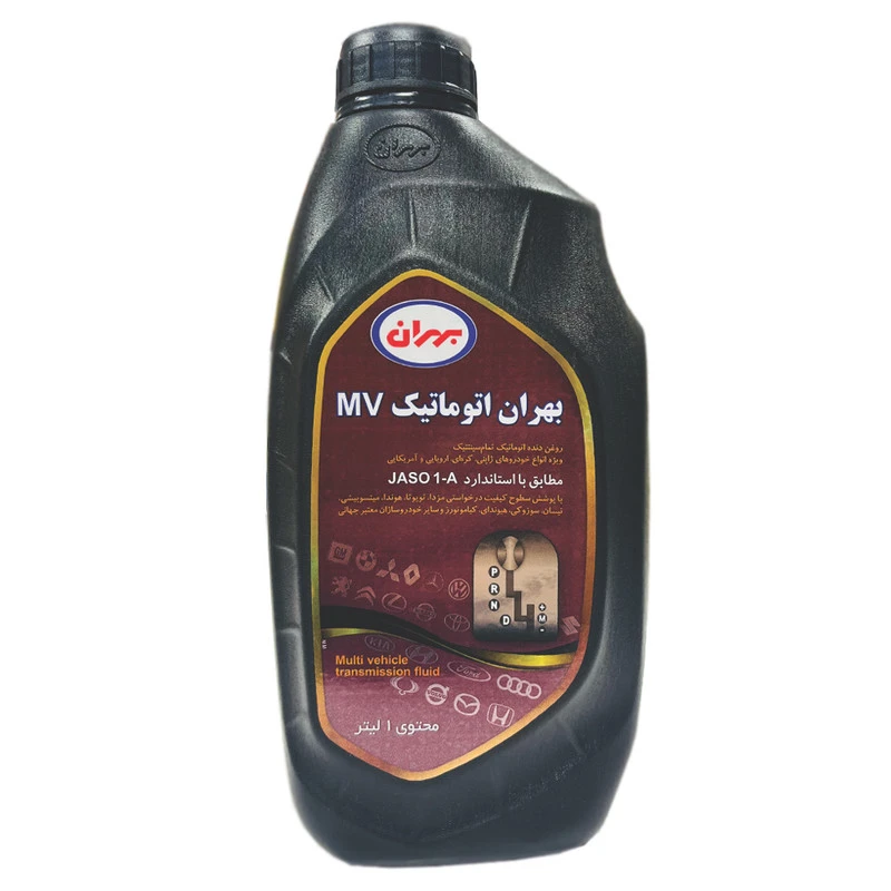 روغن گیربکس اتوماتیک بهران مدل MV حجم 1 لیتر