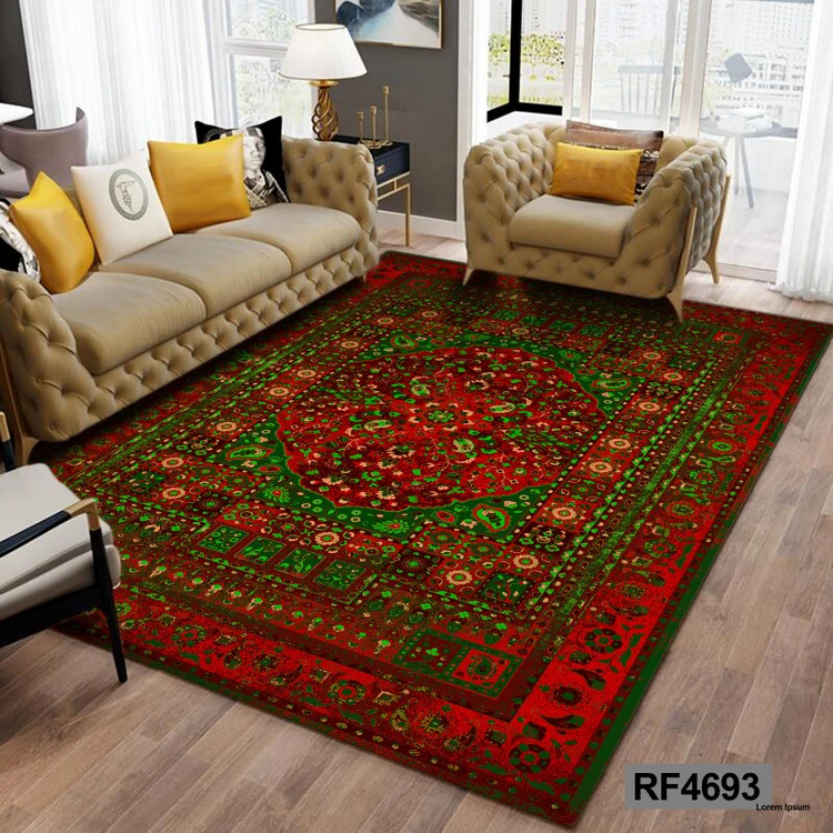 روفرشی مخمل کشدار طرح سنتی کپی