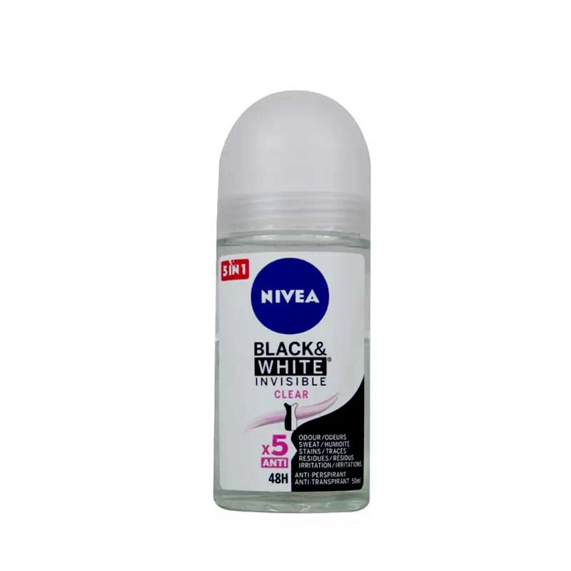 رول ضد تعریق نیوا Black & White Invisible Clear