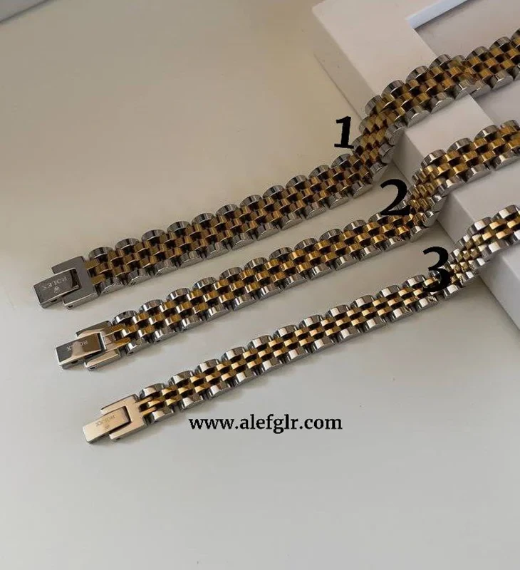 رولکس مردانه سیلور طلایی