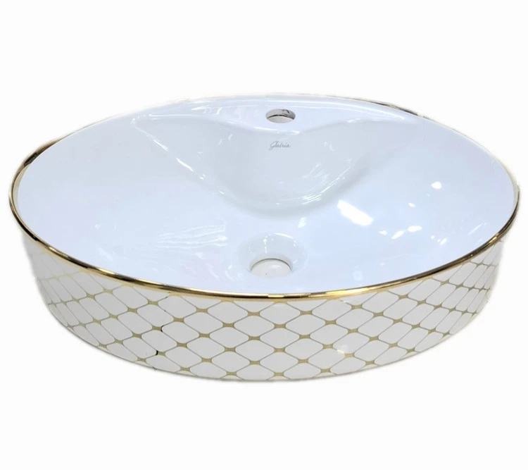 رویه کابینتی سفید طلایی کد۱۱۹