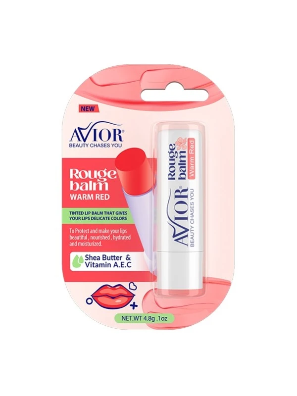 رژ بالم رنگ قرمز Warm Red اویور 4.8 گرم