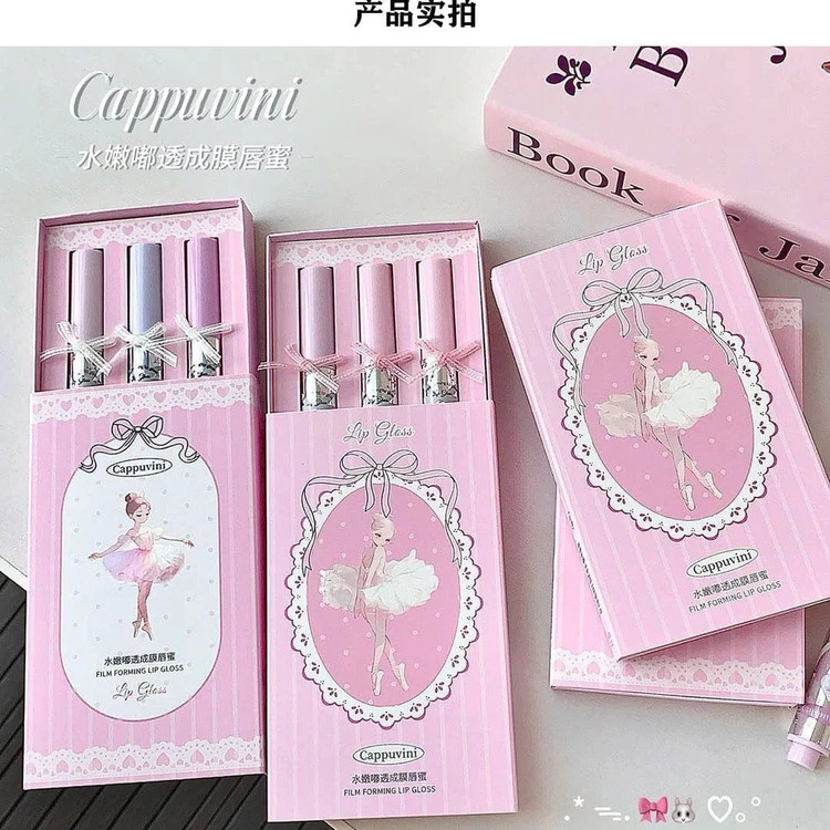 رژ خیس بالرین Cappuvini