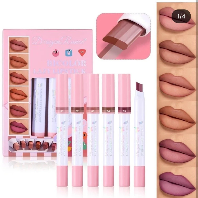 رژ لب استیکی دراگون رانی مدل BICOLOR