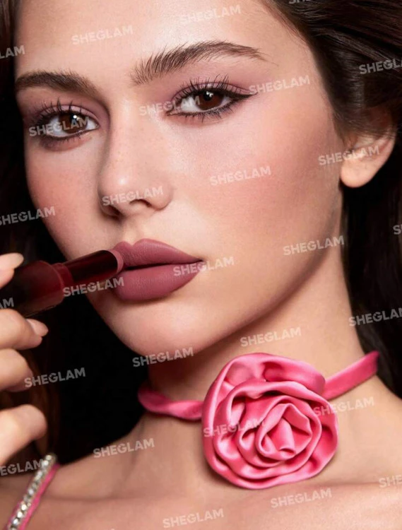 رژ لب جامد مات شیگلم مدل امبر رز