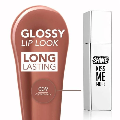 رژ لب مایع شاین کیس می مور فلورمارflormar مدل Shine Kiss Me More 009